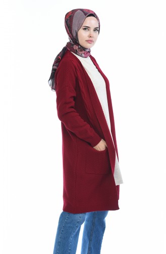 Claret Red Cardigans 4132-03