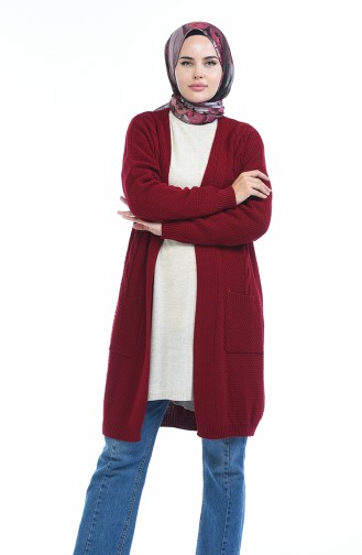 Claret Red Cardigans 4132-03