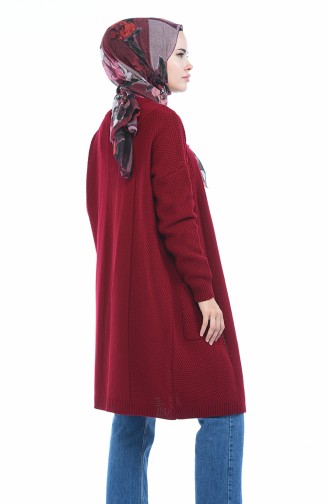 Claret Red Cardigans 4132-03