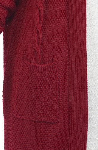 Claret Red Cardigans 4132-03