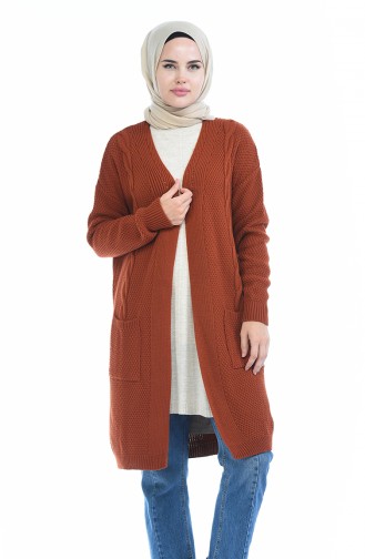 Brick Red Cardigans 4132-07