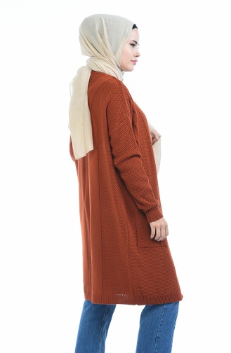 Brick Red Cardigans 4132-07