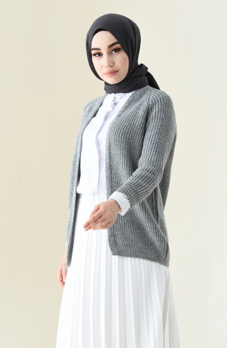 Triko Hırka 4847-05 Gri