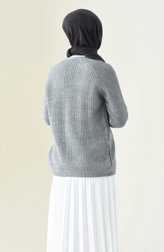 Triko Hırka 4847-05 Gri