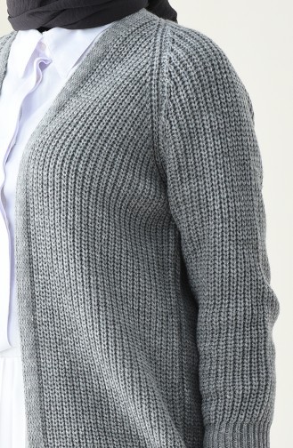 Triko Hırka 4847-05 Gri