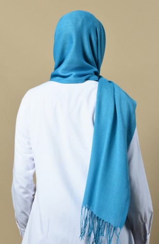 Châle Pashmina 901472-25 Turquoise 901472-25