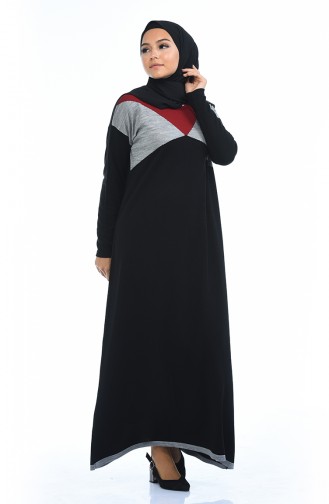 Trikot Kleid 4139-02 Schwarz 4139-02