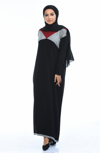 Mink Hijab Dress 4139-02