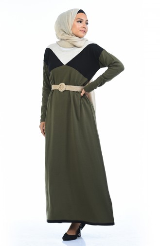 Robe Tricot 4139-03 Khaki 4139-03