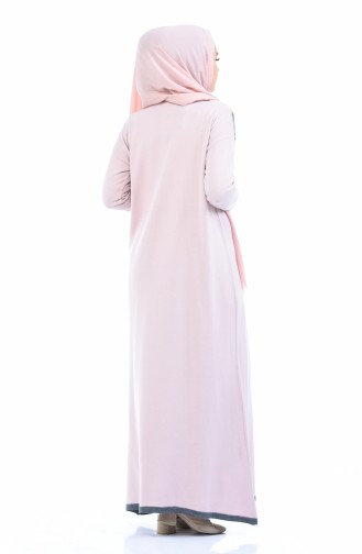 Powder Hijab Dress 4139-04