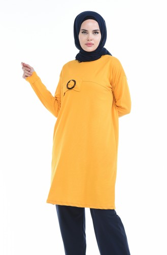 Basic Spor Tunik 5019-02 Hardal