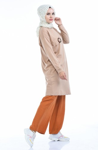 Beige Tunics 5019-07