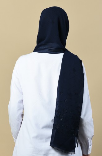 Navy Blue Sjaal 13089-02