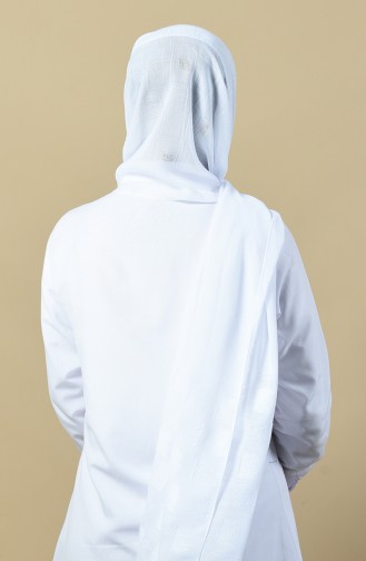 White Sjaal 13090-05