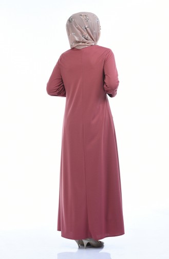 A Plissee Kleid 8380-10 Puder Rosa 8380-10