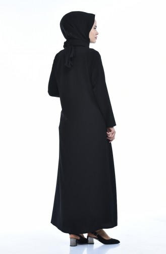 Black Abaya 0084-02