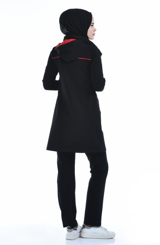 Ensemble Survêtement a Fermeture 95131-04 Noir 95131-04