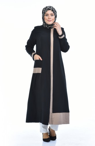 Black Abaya 0377-02