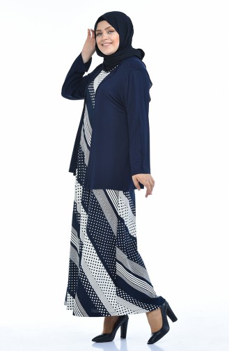 Navy Blue Suit 8372G-02