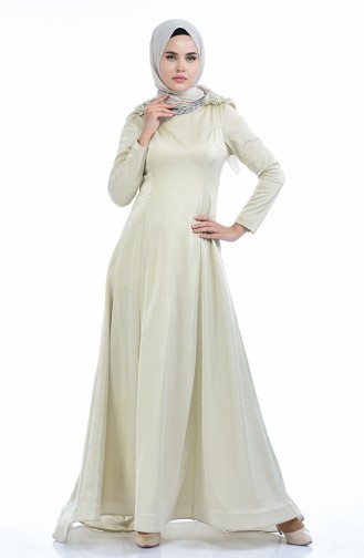 Habillé Hijab Beige 7054-02