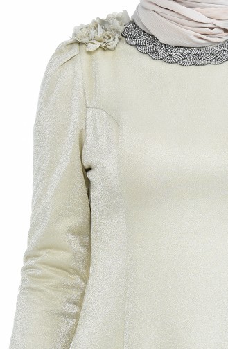 Habillé Hijab Beige 7054-02