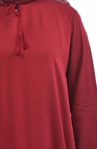 Claret red Tuniek 7534-03