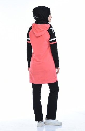 Peach Pink Tracksuit 7011-03