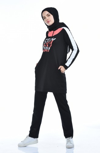 Black Tracksuit 7014-01