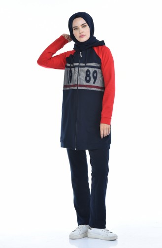 Navy Blue Tracksuit 9077-03