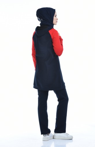 Navy Blue Tracksuit 9077-03