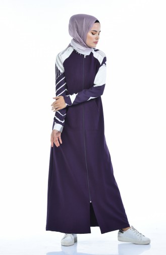 Purple Abaya 9085-02