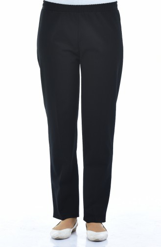 Pantalon Taille élastique 2112-01 Noir 2112-01