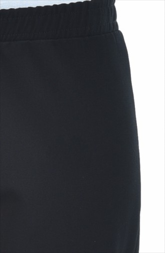 Pantalon Taille élastique 2112-01 Noir 2112-01