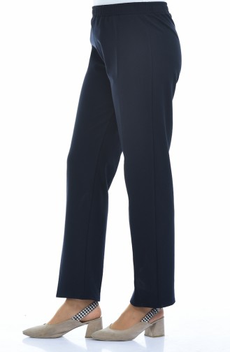 Pantalon Taille élastique 2112-05 Bleu Marine 2112-05