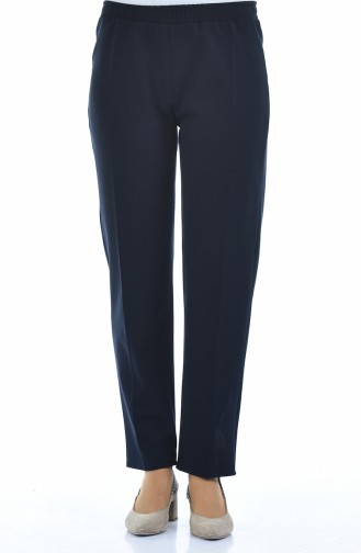 Pantalon Taille élastique 2112-05 Bleu Marine 2112-05