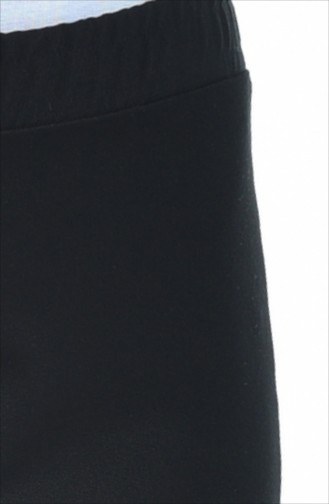 İspanyol Paça Pantolon 2301A-01 Siyah