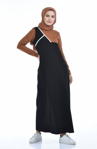 Robe Sport avec Poches 9093-04 Noir 9093-04