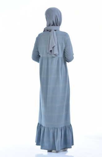 Robe Froncée 1275-02 Gris 1275-02