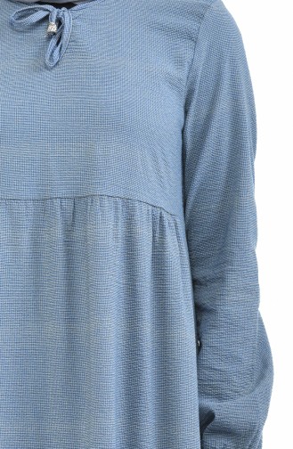 Robe Froncée 1275-02 Gris 1275-02