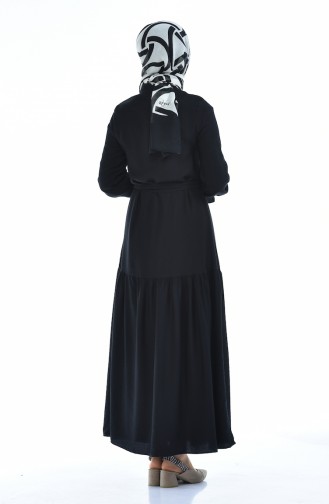 Black İslamitische Jurk 5811-02