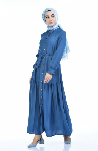 Indigo Hijab Kleider 5811-06