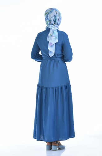 Indigo Hijab Kleider 5811-06