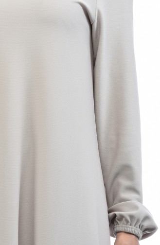 Kolu Lastikli Elbise 4141-11 Bej