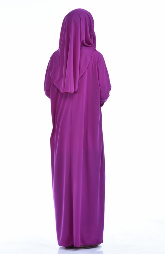 Sefamerve Robe de prière Pratique a Sac 0900-12 Pourpre 0900-12