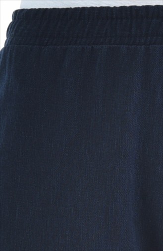 Pantalon Taille élastique 2110-02 Bleu Marine Foncé 2110-02