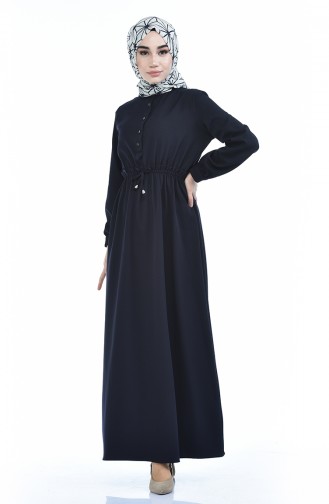 Robe Taille élastique 2702-03 Bleu Marine 2702-03