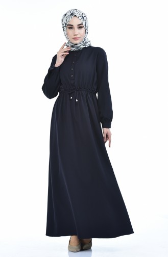 Gummi Kleid 2702-03 Dunkelblau 2702-03