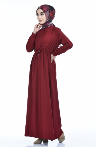 Robe Taille élastique 2702-05 Bordeaux 2702-05