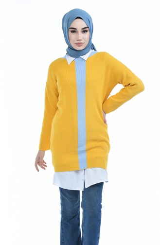 Triko Tunik 4891-01 Hardal