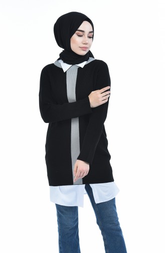 Triko Tunik 4891-02 Siyah